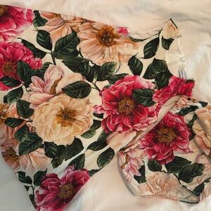 Dolce & Gabbana Floral Print Baby Girl’s Dress Set